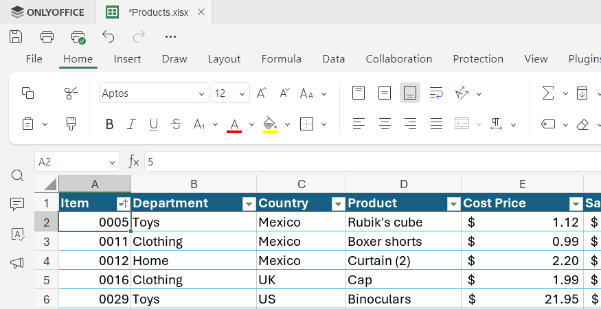 Заменил Excel на ONLYOFFICE Spreadsheet на неделю и заметил неожиданную разницу — иллюстрация 2 к материалу