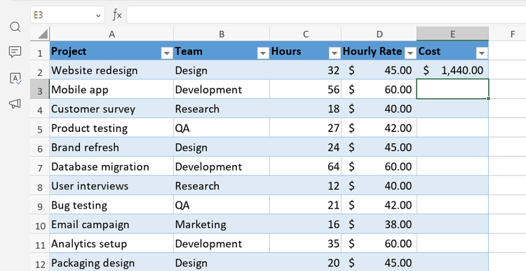 Заменил Excel на ONLYOFFICE Spreadsheet на неделю и заметил неожиданную разницу — иллюстрация 12 к материалу Заменил Excel на ONLYOFFICE Spreadsheet на неделю и заметил неожиданную разницу — иллюстрация 12 к материалу