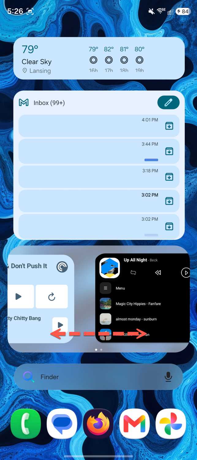 Как эффективно использовать виджеты на Android: личный опыт Screenshot_20260811_172629_One UI Home
