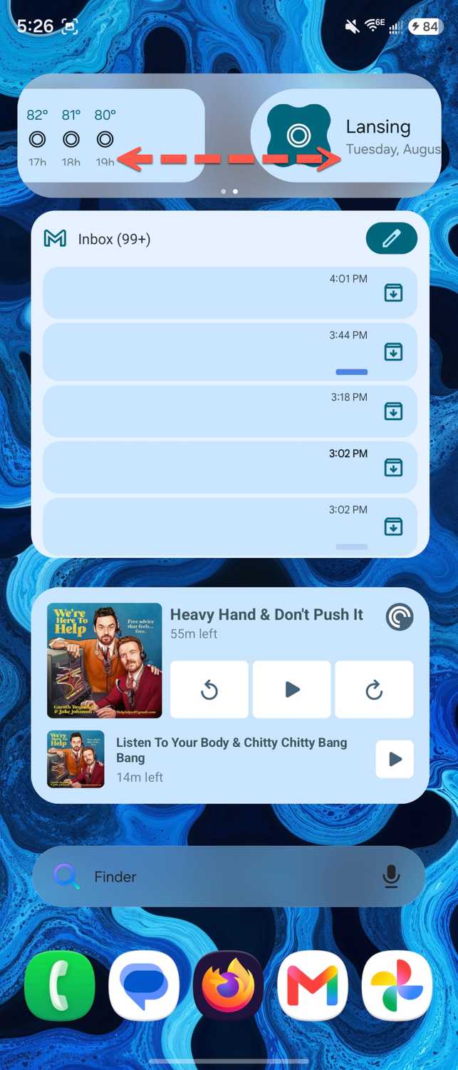 Как эффективно использовать виджеты на Android: личный опыт Screenshot_20260811_172645_One UI Home