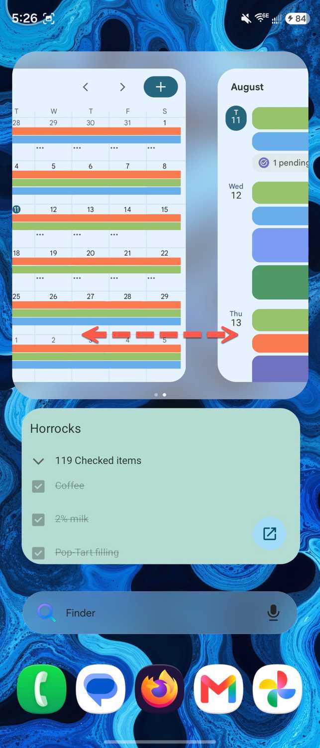 Как эффективно использовать виджеты на Android: личный опыт Screenshot_20260811_172659_One UI Home