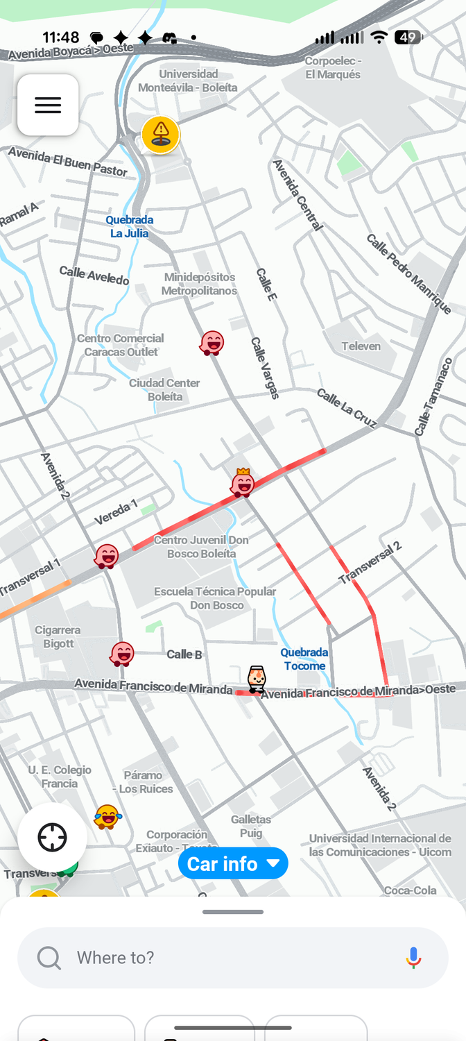 функции Waze в Android Auto — иллюстрация 2 к материалу функции Waze в Android Auto — иллюстрация 2 к материалу