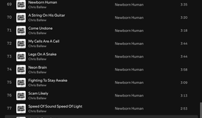 Showing the local files in Spotify.