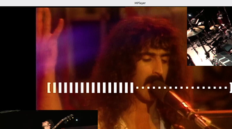 The fast-forward bar in mplayer.