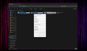 Windows Explorer open with the Format dialog box displayed.
