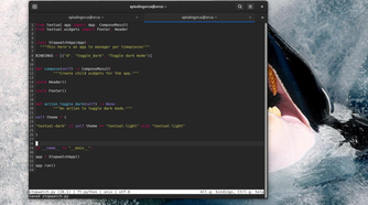 Writing a basic stopwatch app in python on Debian.