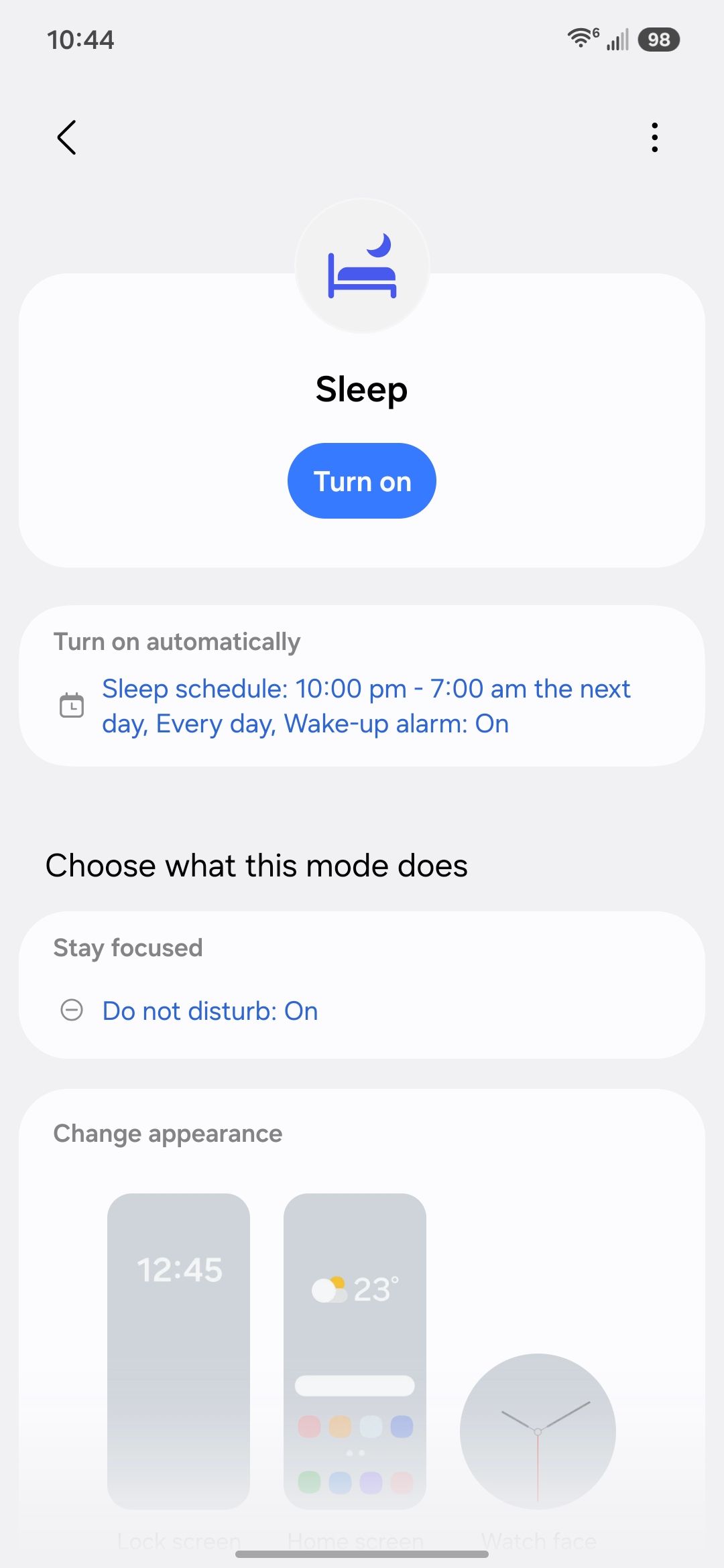 функция Samsung Modes — иллюстрация 3 к материалу