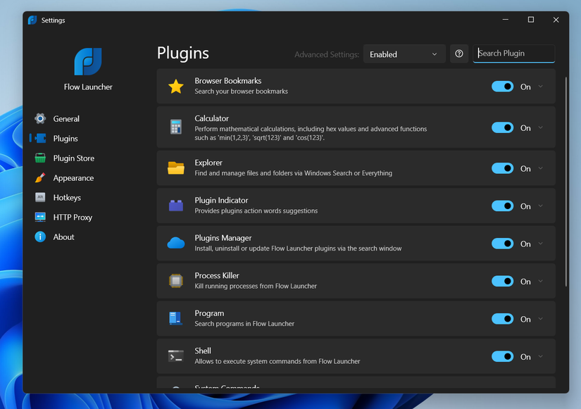 Open-source лаунчер Flow Launcher как альтернатива меню «Пуск» — иллюстрация 10 к материалу Open-source лаунчер Flow Launcher как альтернатива меню «Пуск» — иллюстрация 10 к материалу