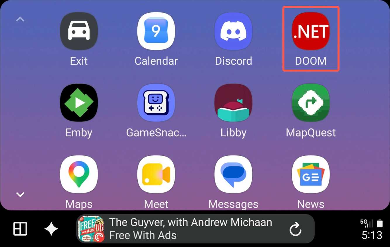 запуск игры DOOM на платформе Android Auto — иллюстрация 2 к материалу запуск игры DOOM на платформе Android Auto — иллюстрация 2 к материалу