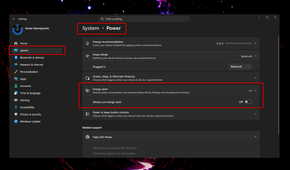 Windows 11 Power menu.