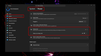 Windows 11 Power menu.
