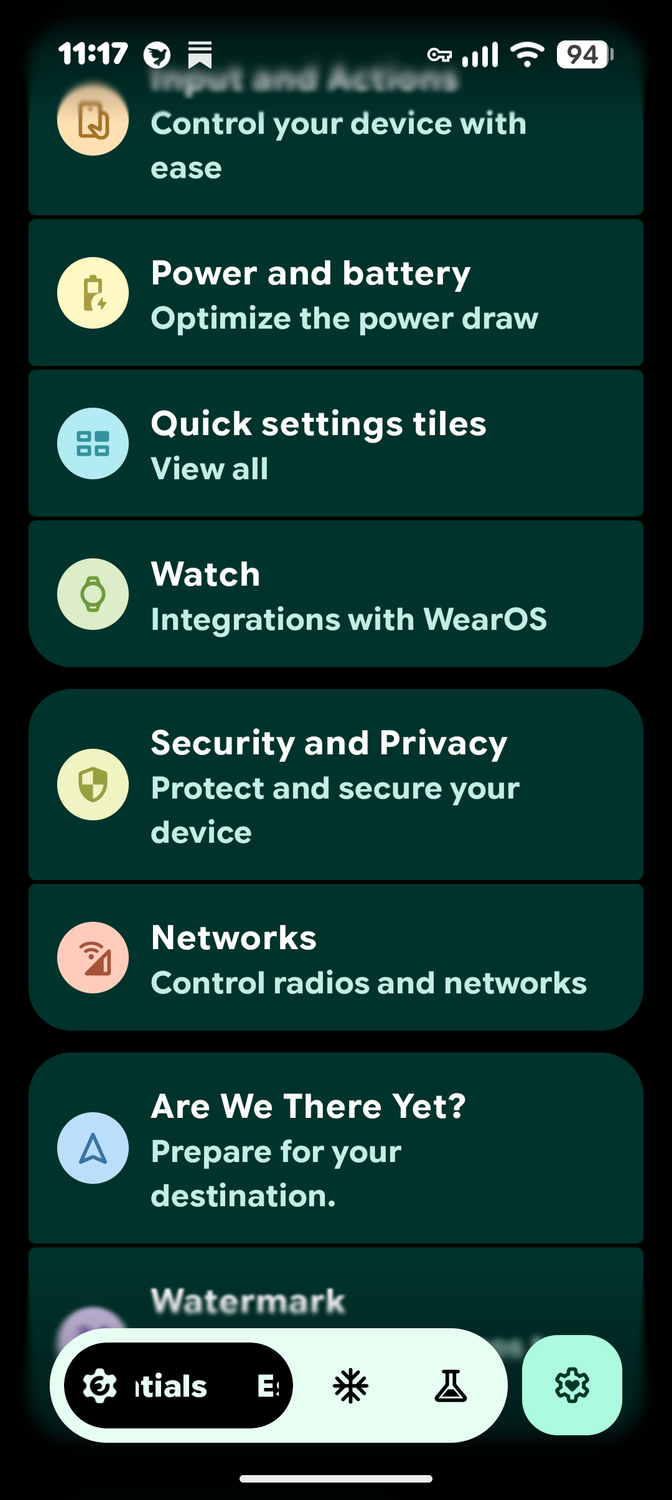 5 Android-приложений для усиления конфиденциальности интерфейс приложения Essentials для управления безопасностью