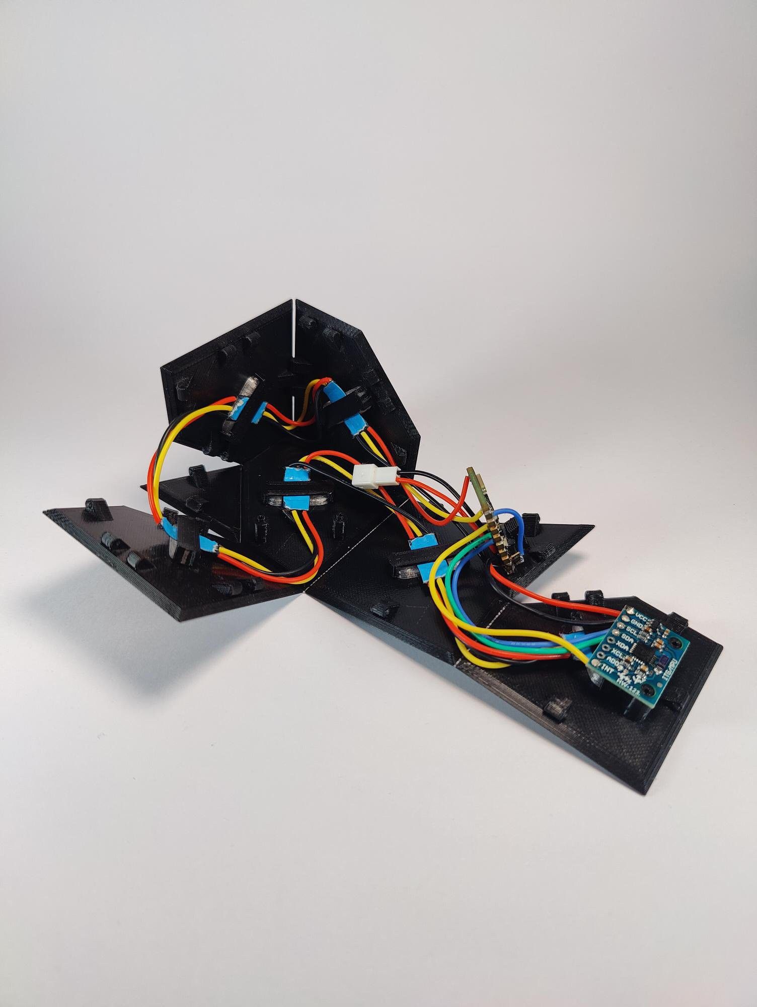FlipBuddy ESP32 time tracker during assembly.