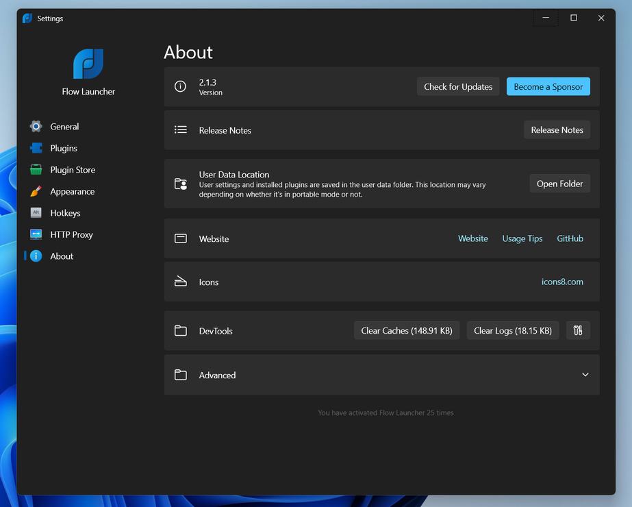 Open-source лаунчер Flow Launcher как альтернатива меню «Пуск» — иллюстрация 7 к материалу Open-source лаунчер Flow Launcher как альтернатива меню «Пуск» — иллюстрация 7 к материалу