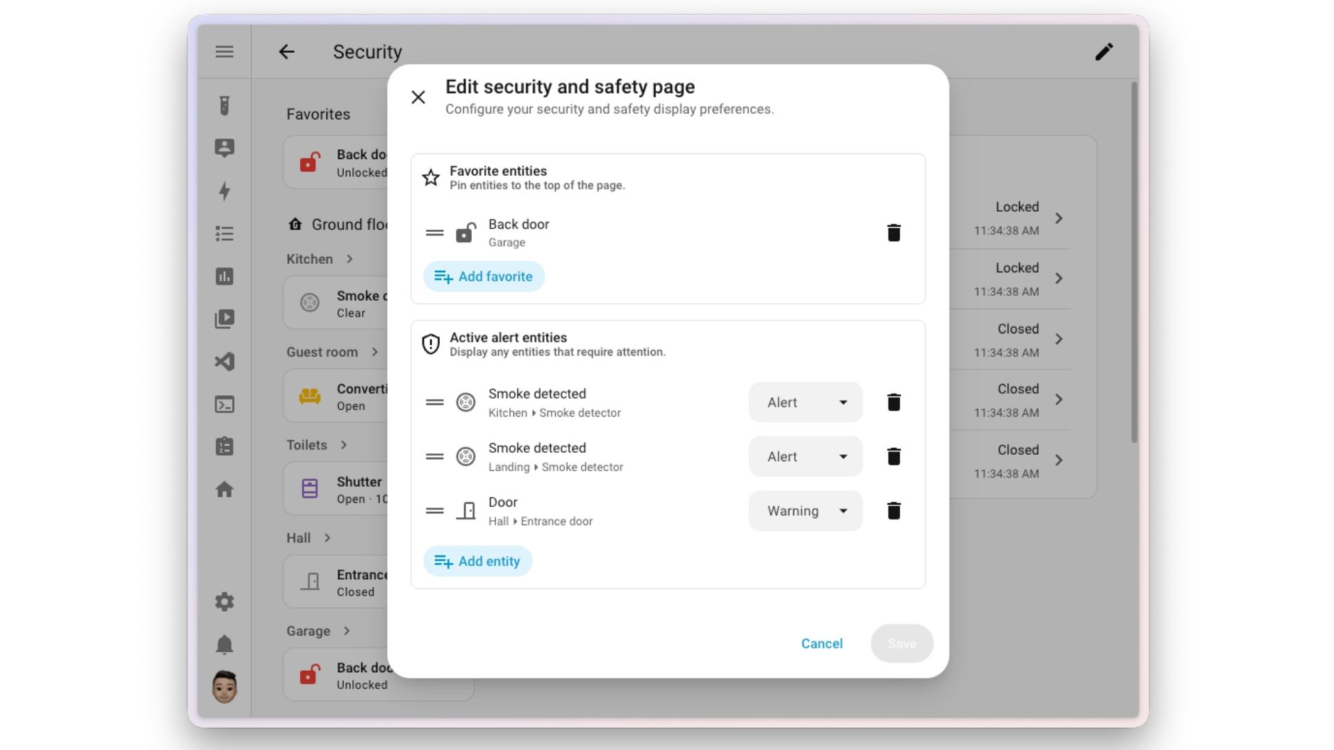 Home Assistant security dashboards has two new additions