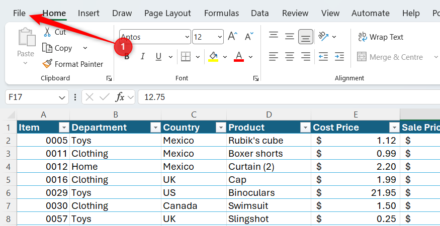 Окно Инспектора документов в Microsoft Excel с результатами проверки