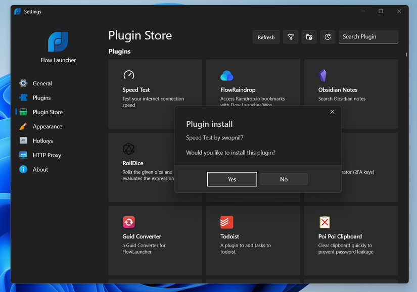 Open-source лаунчер Flow Launcher как альтернатива меню «Пуск» — иллюстрация 11 к материалу Open-source лаунчер Flow Launcher как альтернатива меню «Пуск» — иллюстрация 11 к материалу