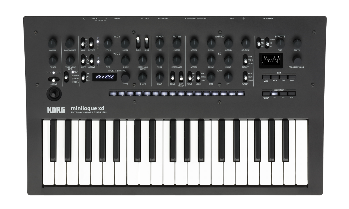 Аналоговый синтезатор Korg minilogue XD