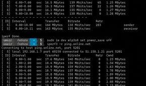Linux Wi‑Fi Power Save Benchmark