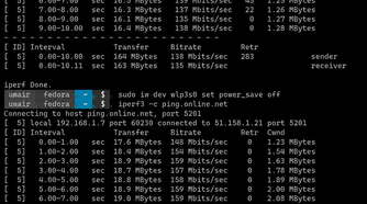 Linux Wi‑Fi Power Save Benchmark