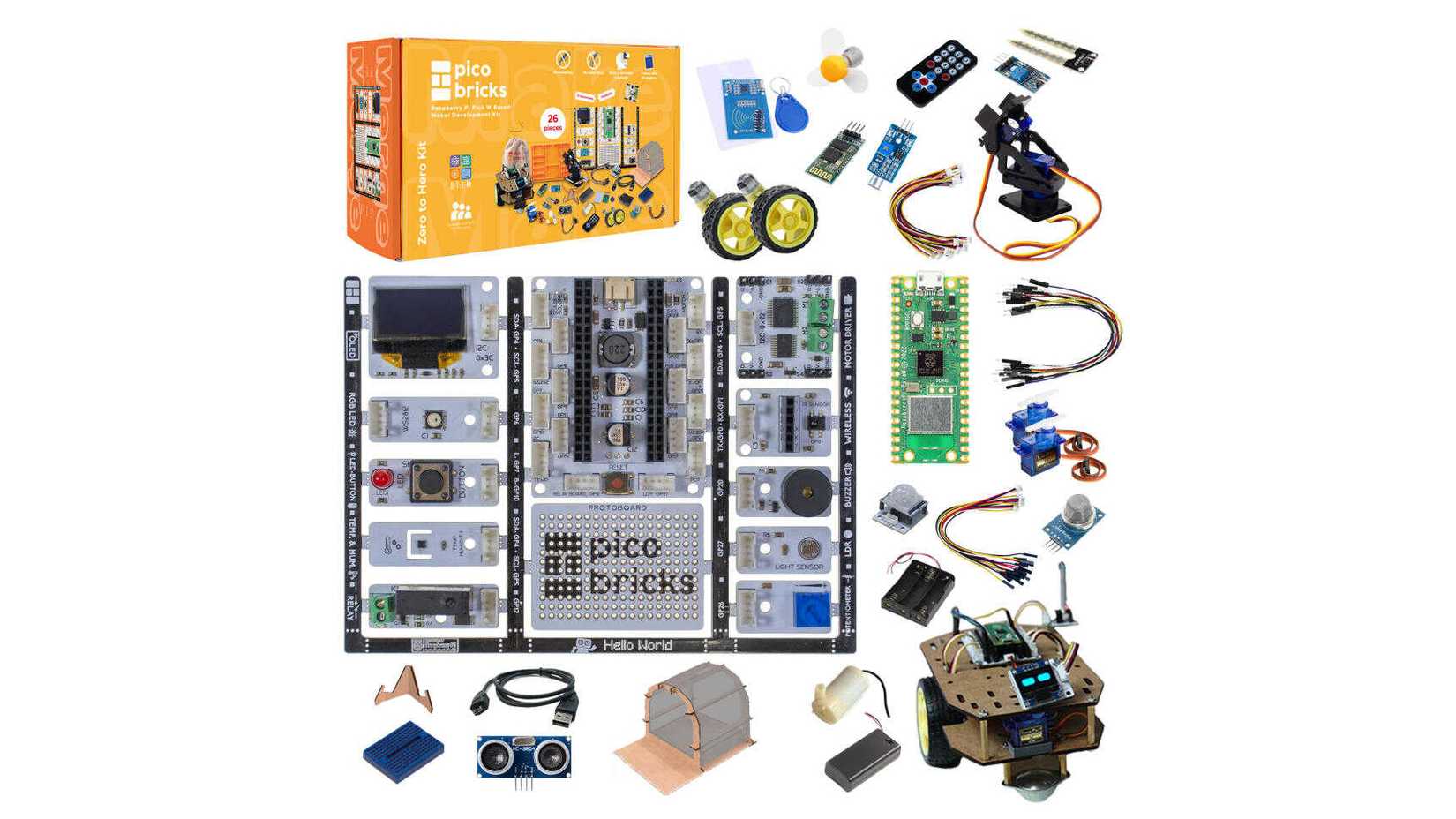 Комплект PicoBricks Zero to Hero