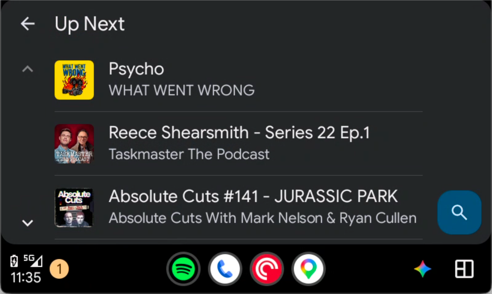 Pocket Casts up next.