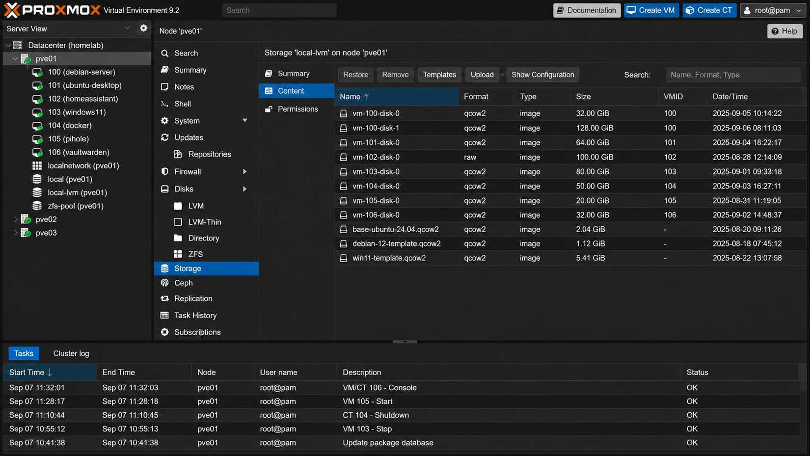 ошибки при работе с Proxmox — иллюстрация 3 к материалу ошибки при работе с Proxmox — иллюстрация 3 к материалу