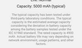 Samsung Members Battery status as Normal.