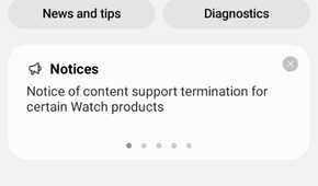 Samsung Members interface showing user posts and deals.