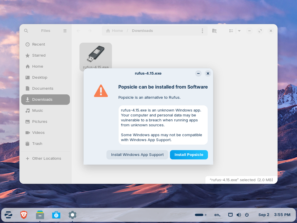 запуск приложений Windows — иллюстрация 3 к материалу