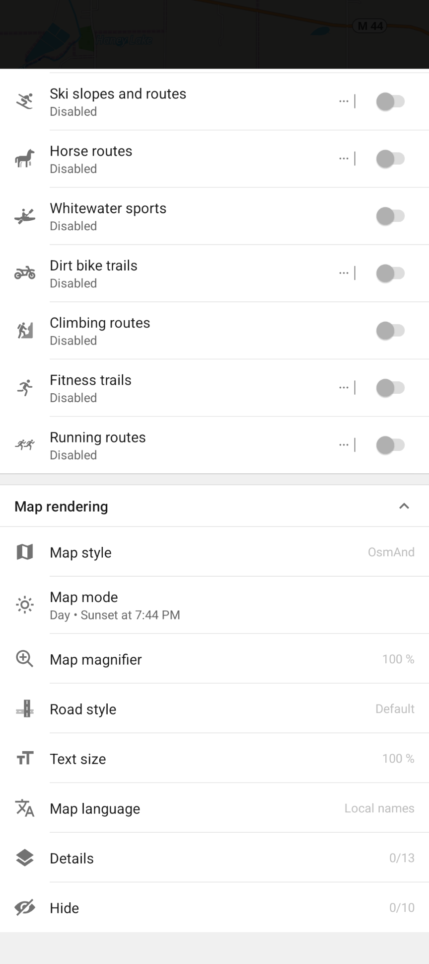 настроить интерфейс OsmAnd — иллюстрация 8 к материалу