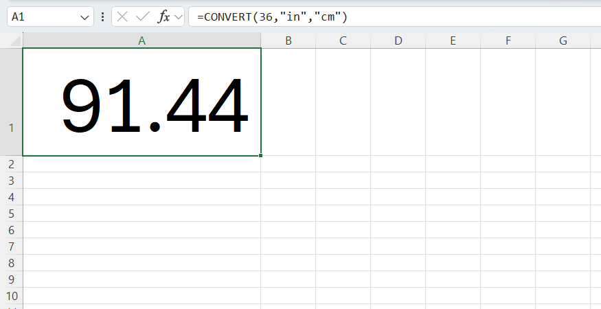 функция CONVERT в Excel — иллюстрация 6 к материалу функция CONVERT в Excel — иллюстрация 6 к материалу