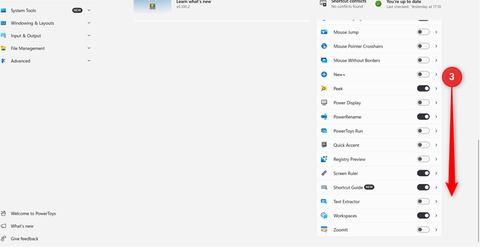 Параметры и тумблер активации утилиты Workspaces в Windows