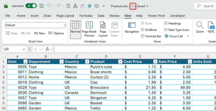 переключаться между листами Excel — иллюстрация 3 к материалу переключаться между листами Excel — иллюстрация 3 к материалу