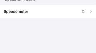 Waze Alerts and reports page with arrow pointing to Reports showing Alert distance and Speedometer options.