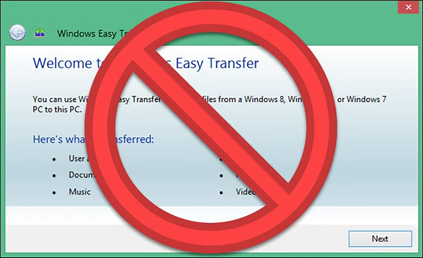Программа Windows Easy Transfer для переноса файлов Программа Windows Easy Transfer для переноса файлов