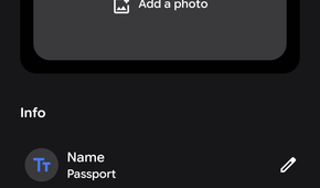 Screenshot of a remembered item's details in Find Hub.