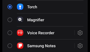 Screenshot of settings menu on a Samsung Galaxy.