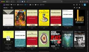 A book library in Jellyfin.-1