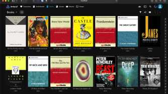 A book library in Jellyfin.-1