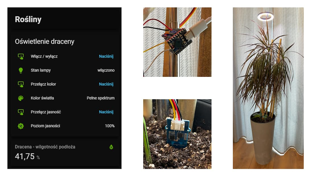 Автоматизация фитолампы через Home Assistant Проект умной фитолампы и мониторинга растений в Home Assistant