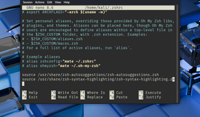 Adding back syntax highlighting and autosuggestions in zshrc file.