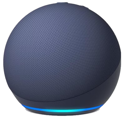 Echo Dot (5th Generation) in blue.