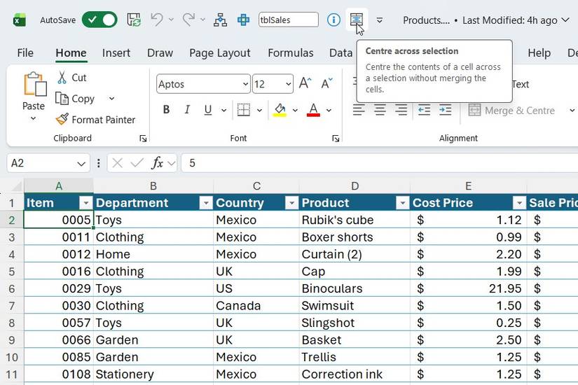 I've avoided Merge & Center in Excel for years, and Microsoft just made it easier for you to join me
