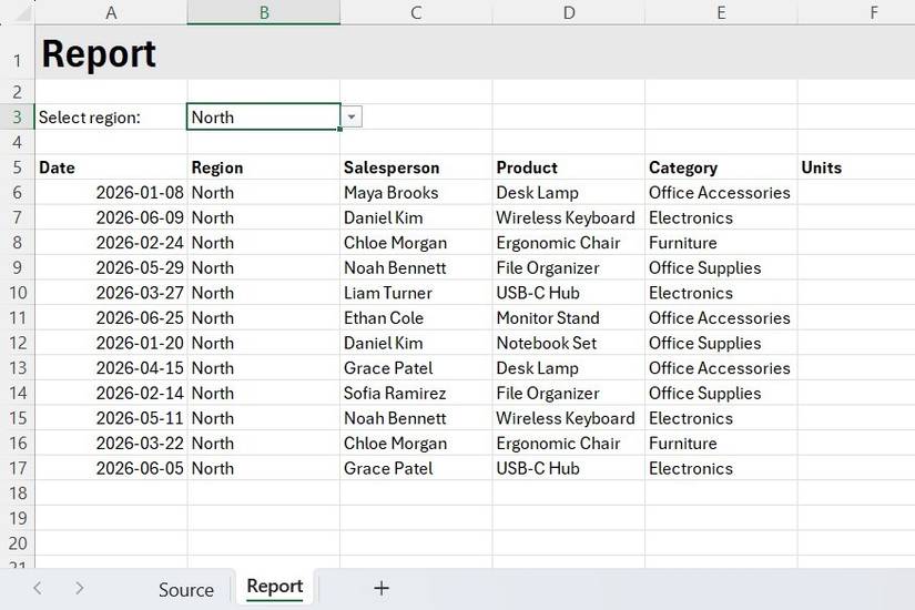 I ditched multiple Excel worksheets for one dynamic report and saved ...