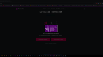 Capturing a screenshot with Flameshot.