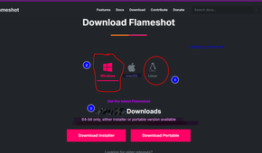 A screenshot captured and edited with Flameshot.