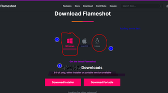 A screenshot captured and edited with Flameshot.