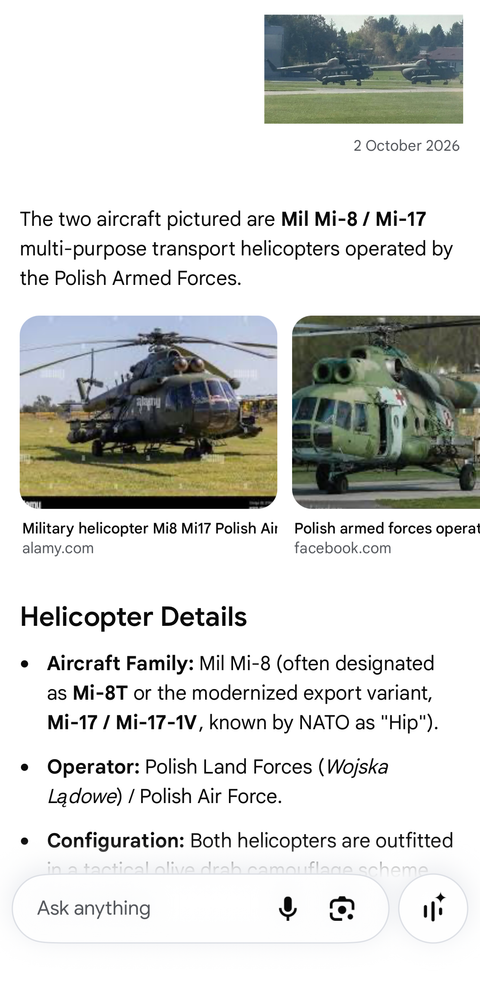 Идентификация вертолета Ми-8 Распознанный вертолет Ми-8 на фотографии