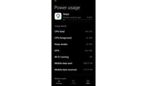 Detailed breakdown of Google Maps battery consumption